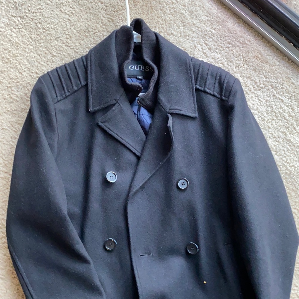 Guess wool pea coat